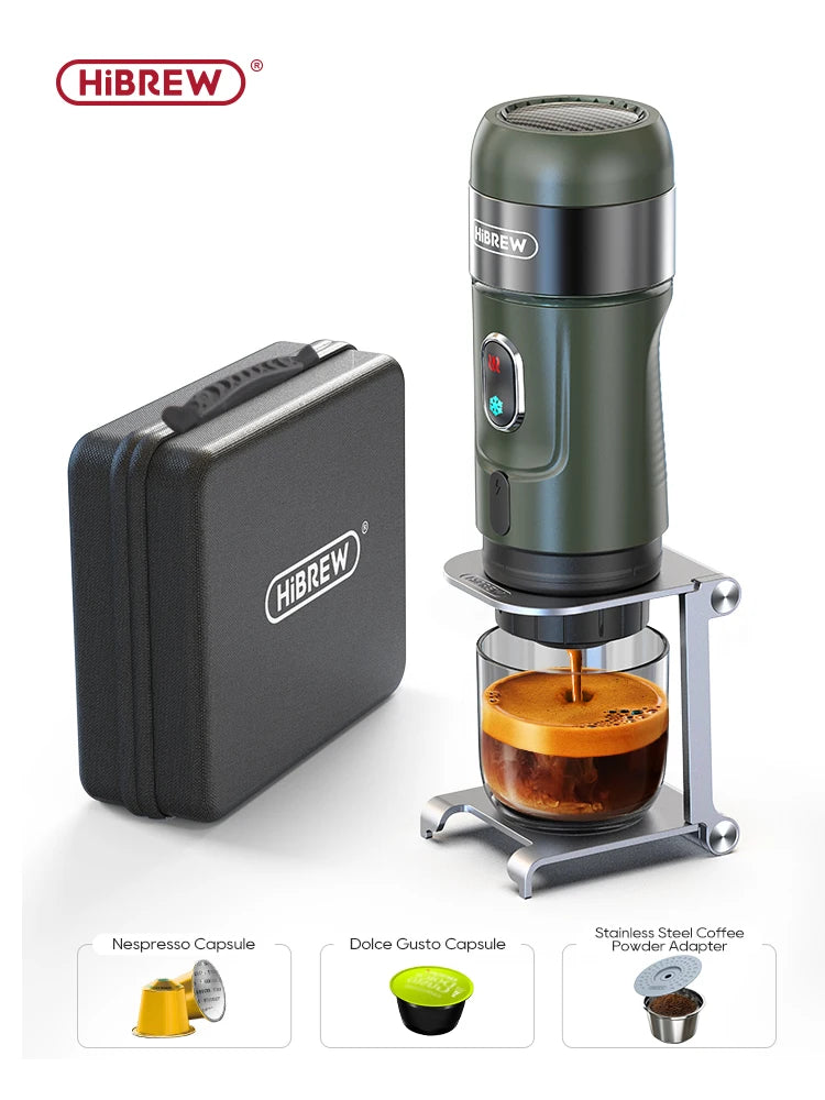 Wireless Electric Portable Espresso Coffee Machine for Car & Home Camping Coffee Maker Fit Nespresso Dolce Capsule Powder